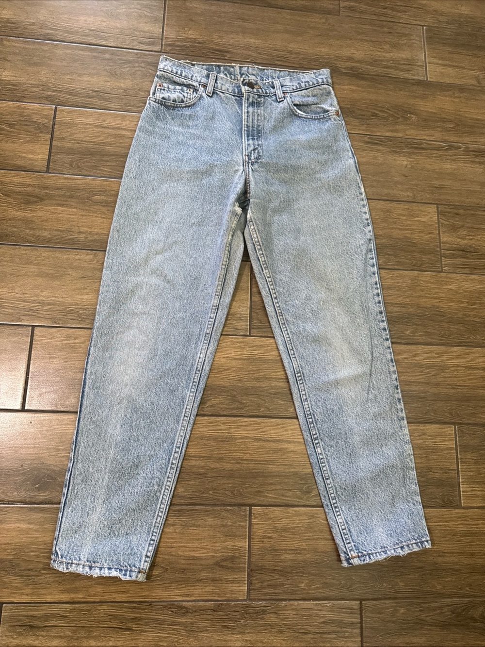 Vintage 80s  Levis 550 USA Made Acid Stone Wash Blue Jeans Women’s 30x30